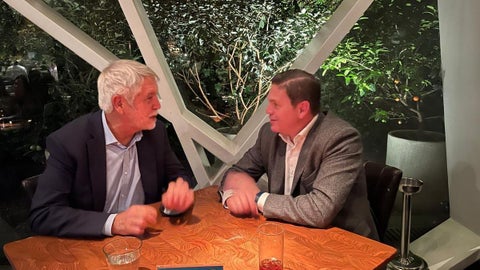 Juan Carlos Pinzón y Enrique Peñalosa