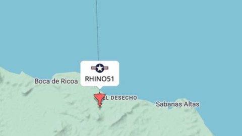 Avión de combate de la Fuerza Aérea de EEUU entró a Venezuela.