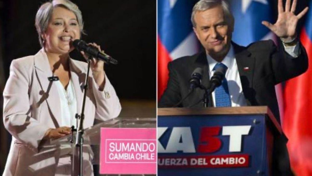 Jeannette Jara y José Antonio Kast