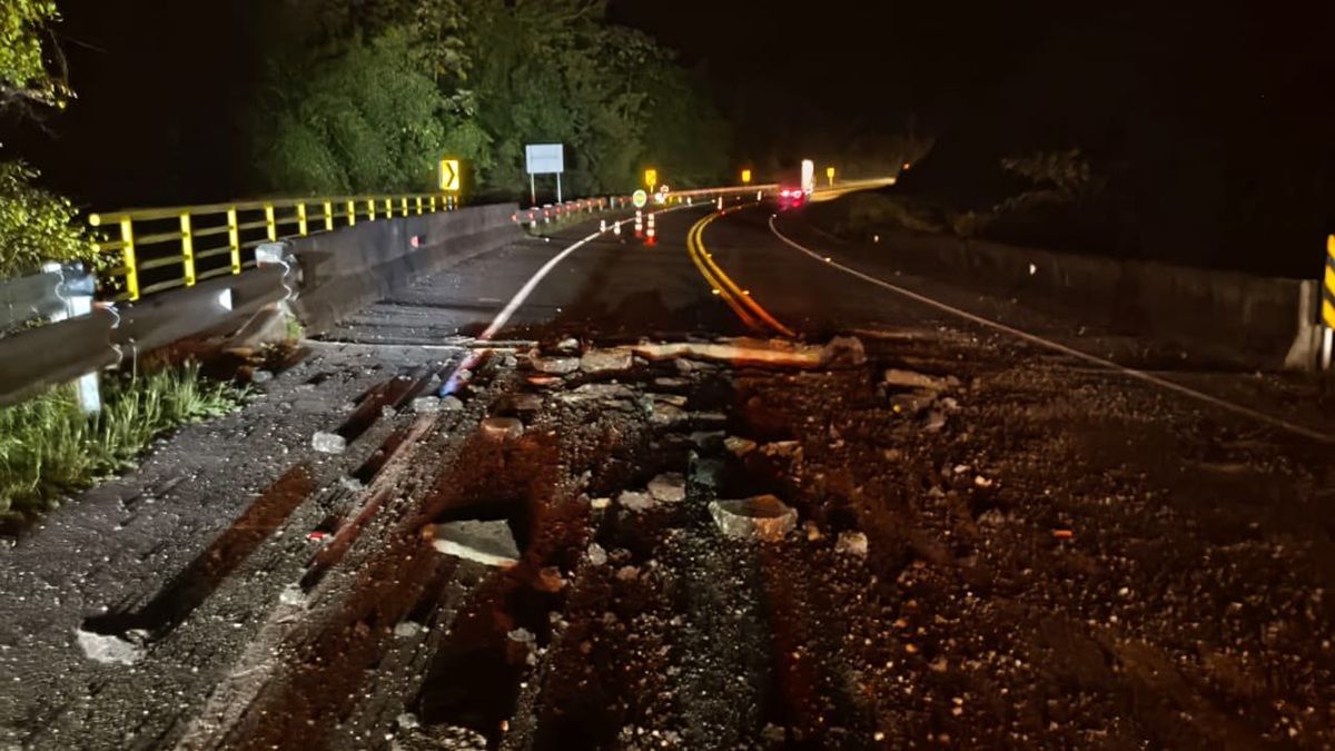 Activación de explosivo afecta vía en Caramanta, Antioquia