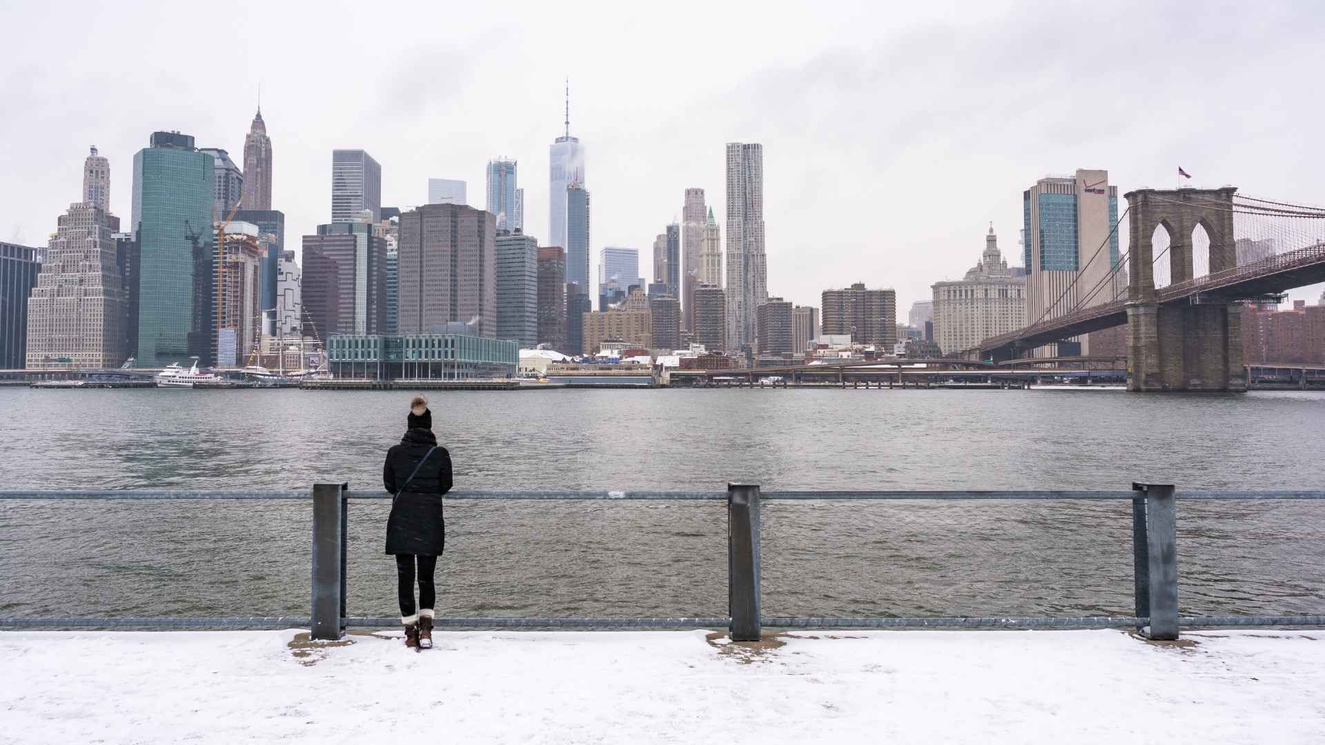 Central Park y otras zonas de Nueva York podrían cubrirse de nieve ligera durante esta temporada invernal.