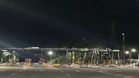 Atentado peaje la Lizama