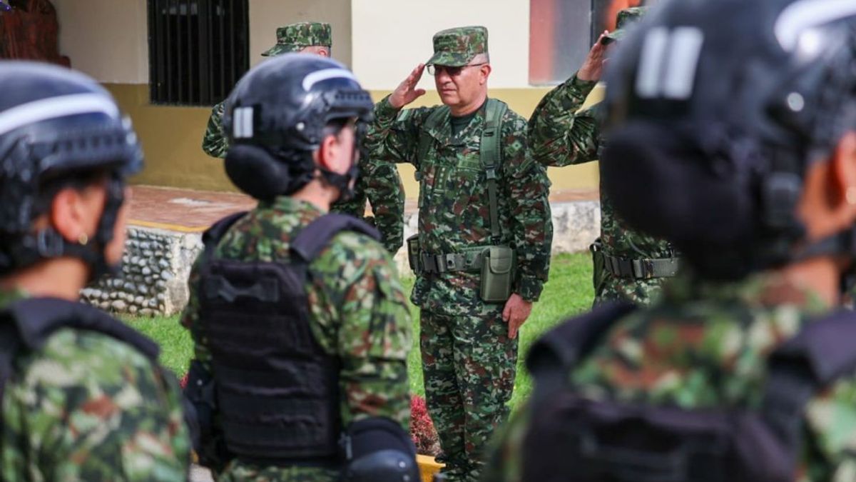 Las tropas de la Brigada 29 del Ejército Nacional fueron desplegadas en Buenos Aires, Cauca.