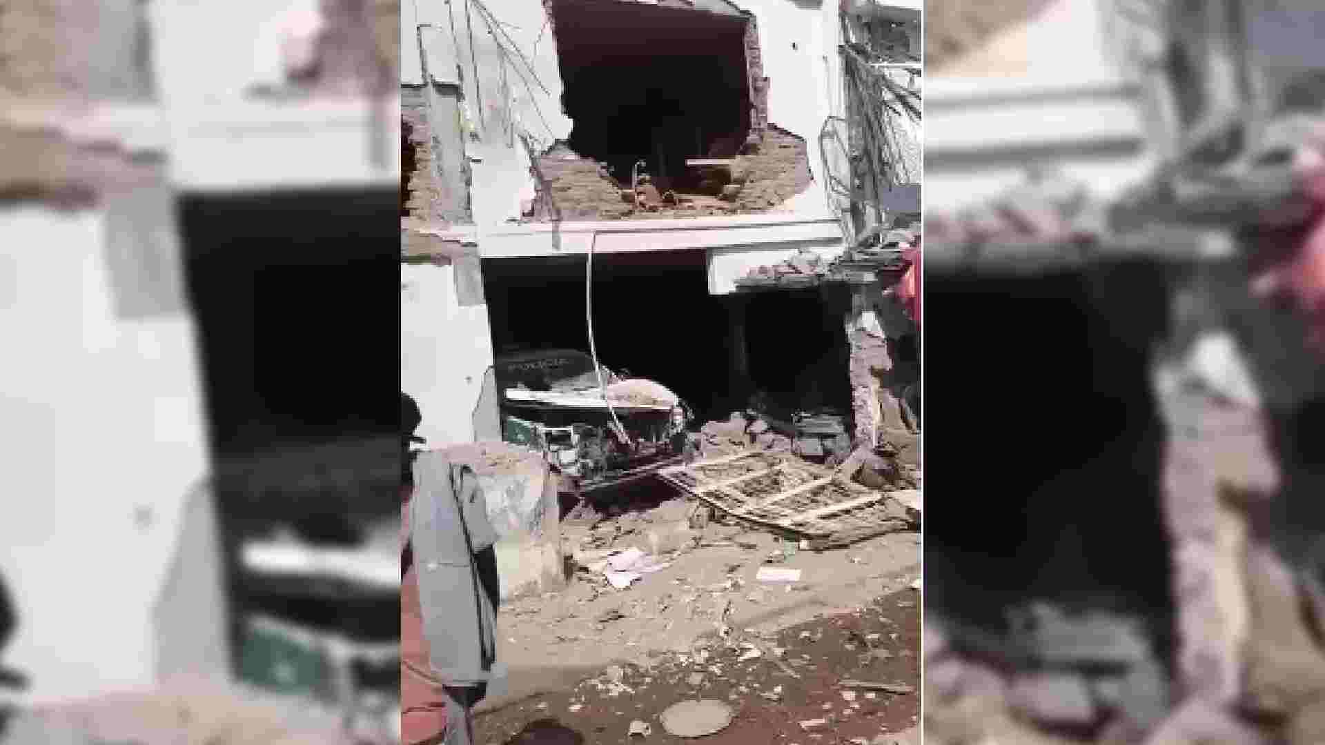 Destrucción del Banco Agrario en Buenos Aires, Cauca.