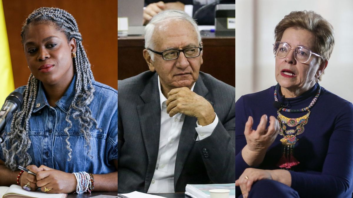 La exministra Aurora Vergara, el ministro Guillermo Alfonso Jaramillo y la exministra Gloria Inés Ríos, quienes tendrán que responderle a la Procuraduría por las fallas en el modelo de salud de los docentes.