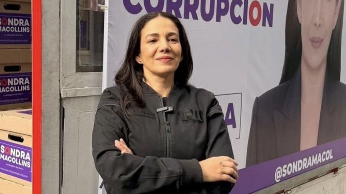 Sandra Macollins, precandidata presidencial.