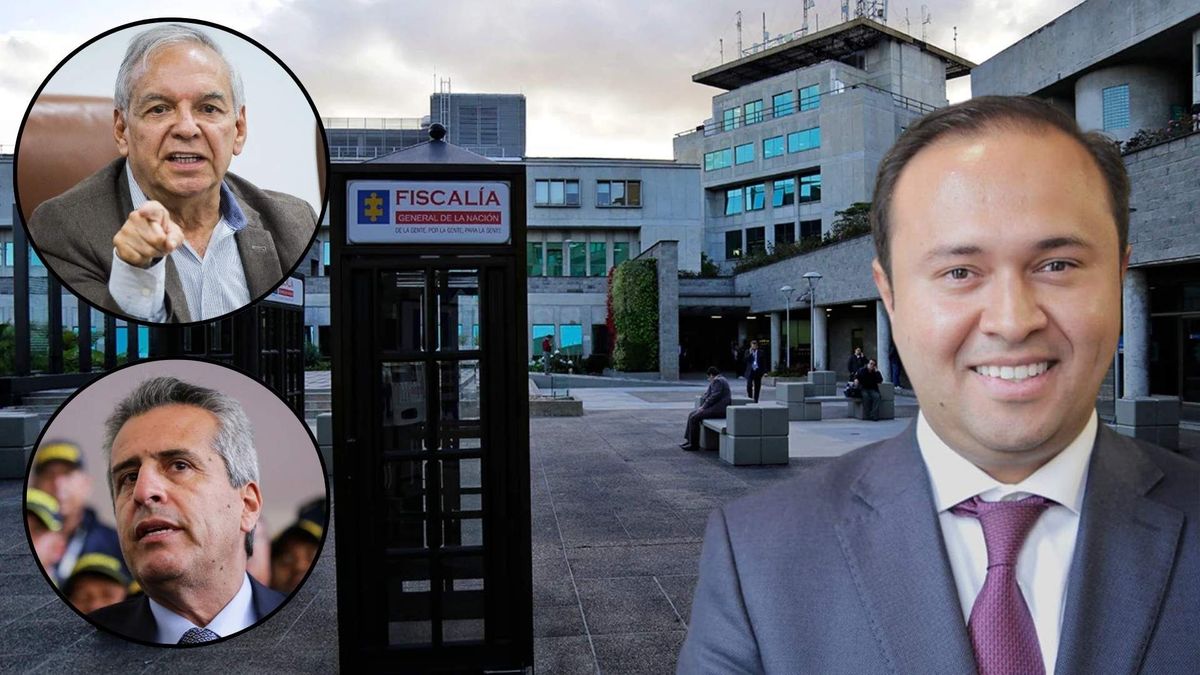 Juan José Oyuela Soler y los exministros Ricardo Bonilla y Luis Fernando Velasco