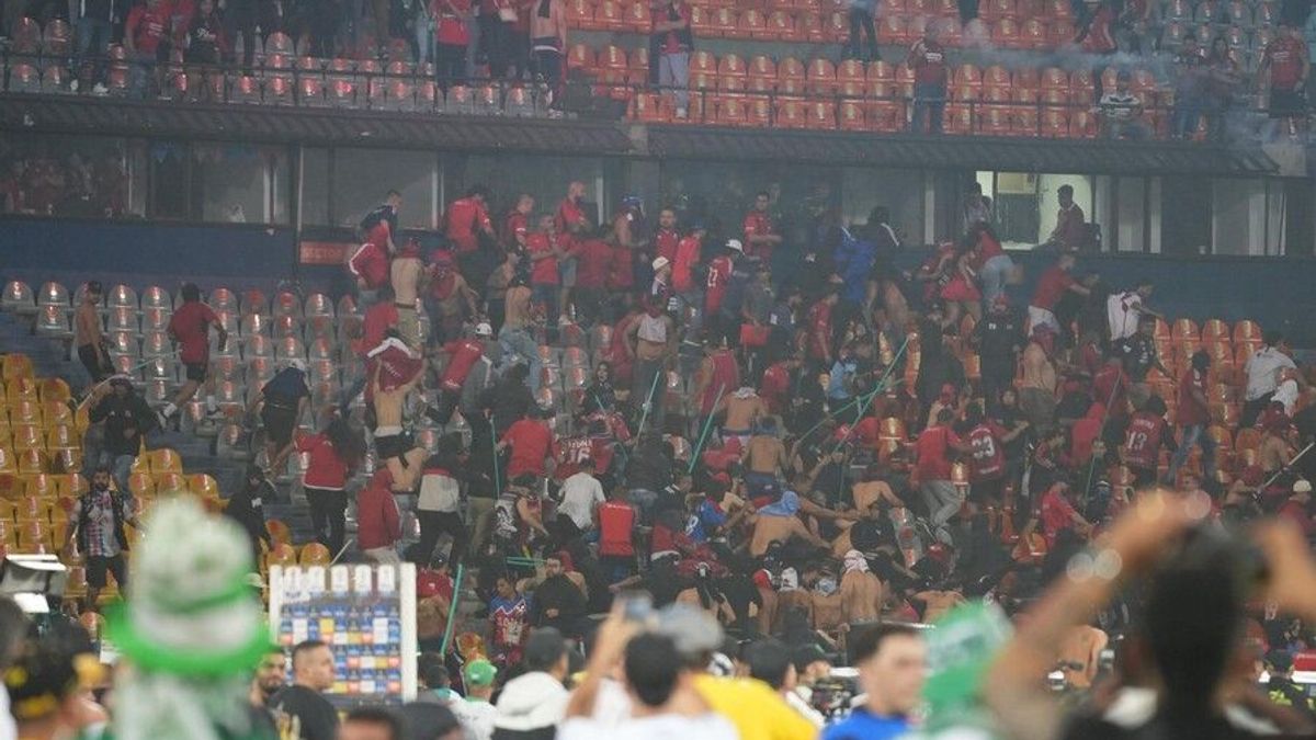 Disturbios Medellín vs Nacional