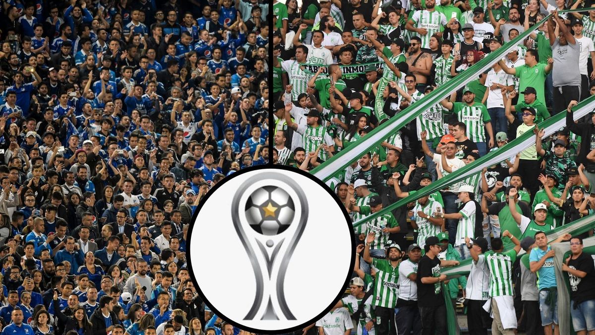 Nacional y Millonarios se enfrentan en la Copa Sudamericana