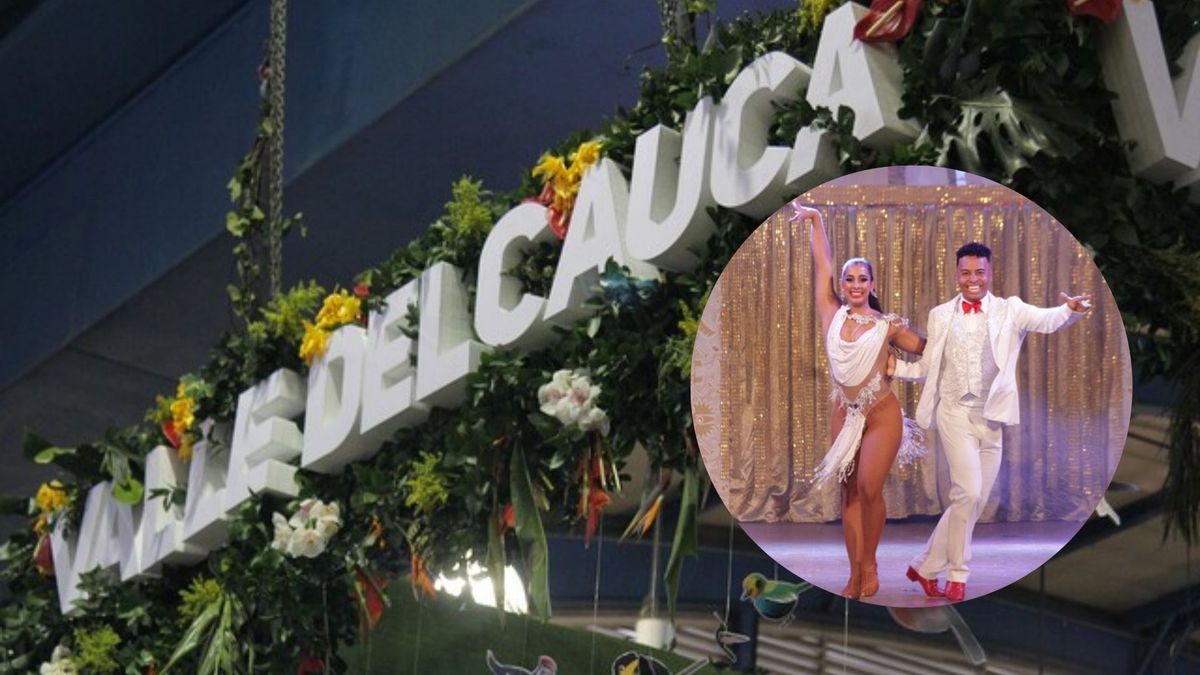 Valle del Cauca y bailarines de salsa en la Feria de Cali