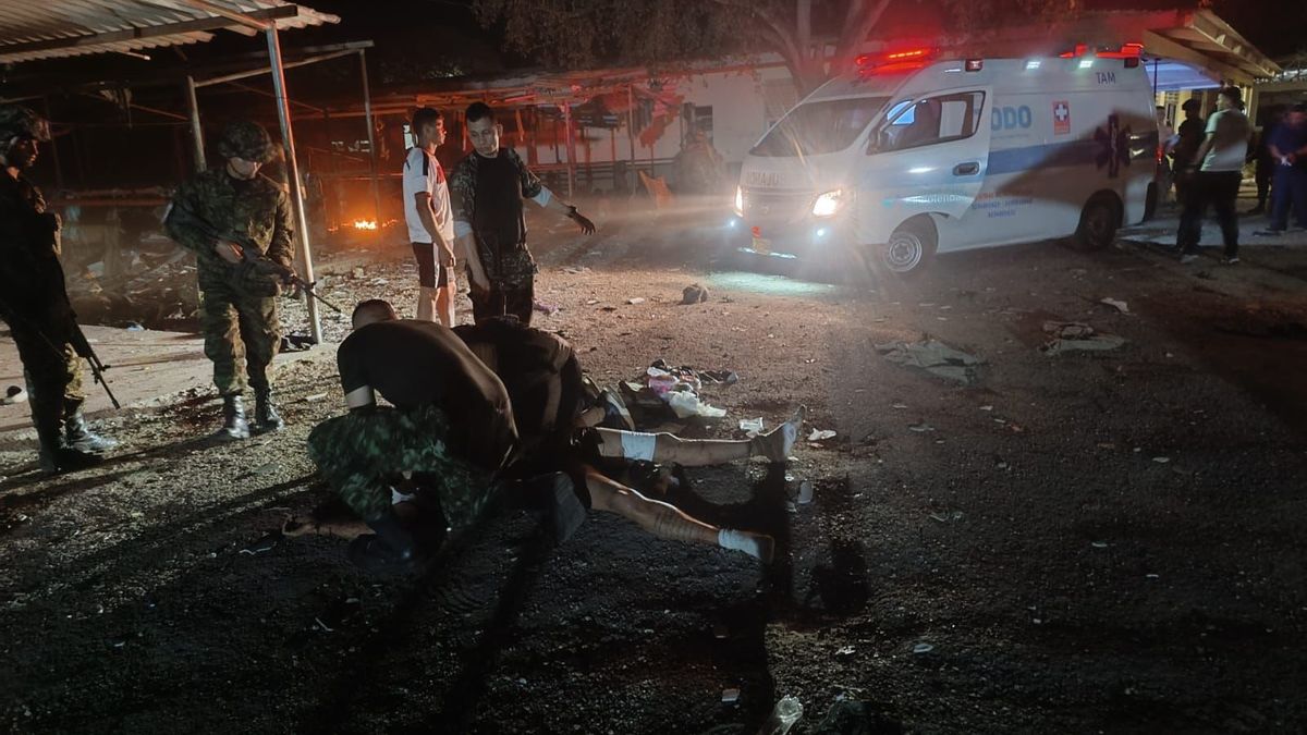 Ataque terrorista contra base militar en Aguachica, Cesar.