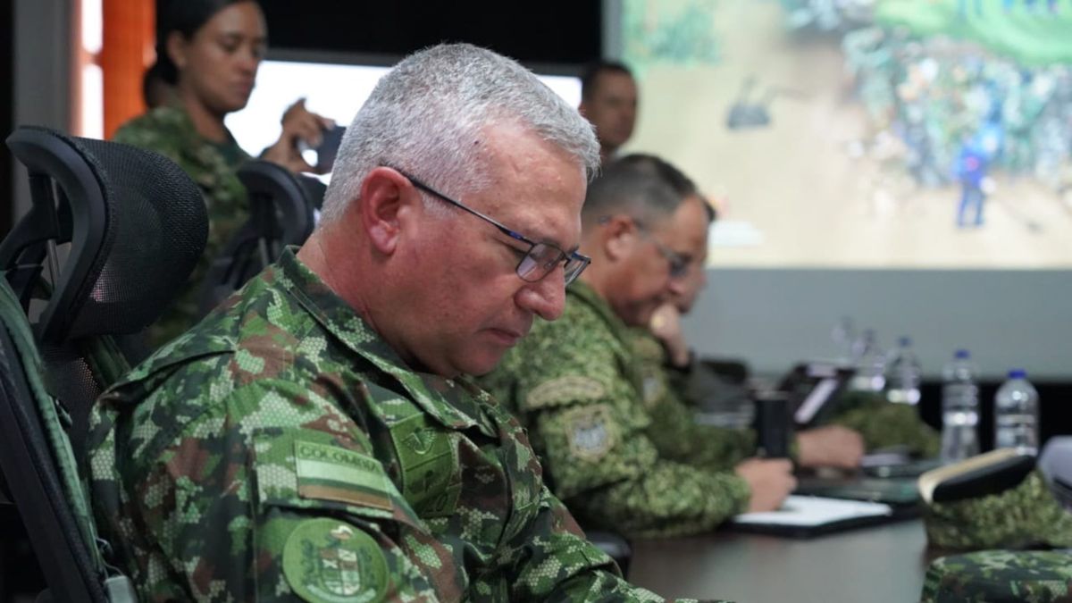 General Luis Emilio Cardozo, comandante del Ejército Nacional.