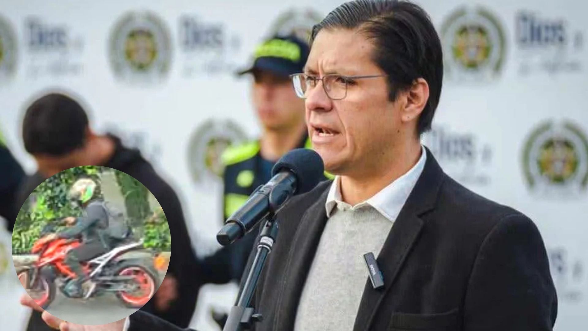 Hurtos con 'motos naranja' en Bogotá.