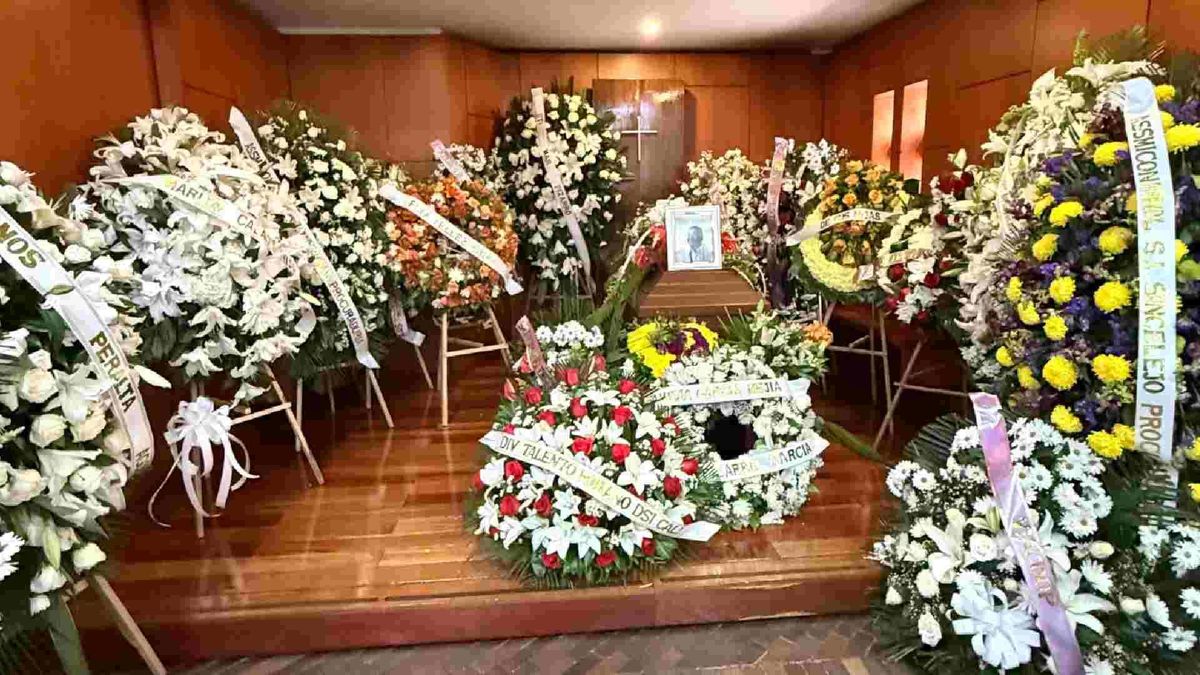 Velorio de Gilberto Calao, director de la DIAN en Tuluá