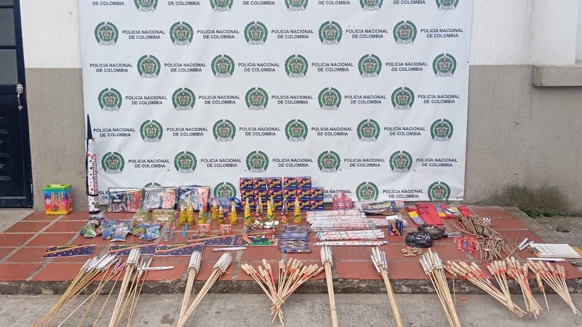 En lo corrido del mes de diciembre se han incautado 2,2 toneladas de pólvora en Bogotá.