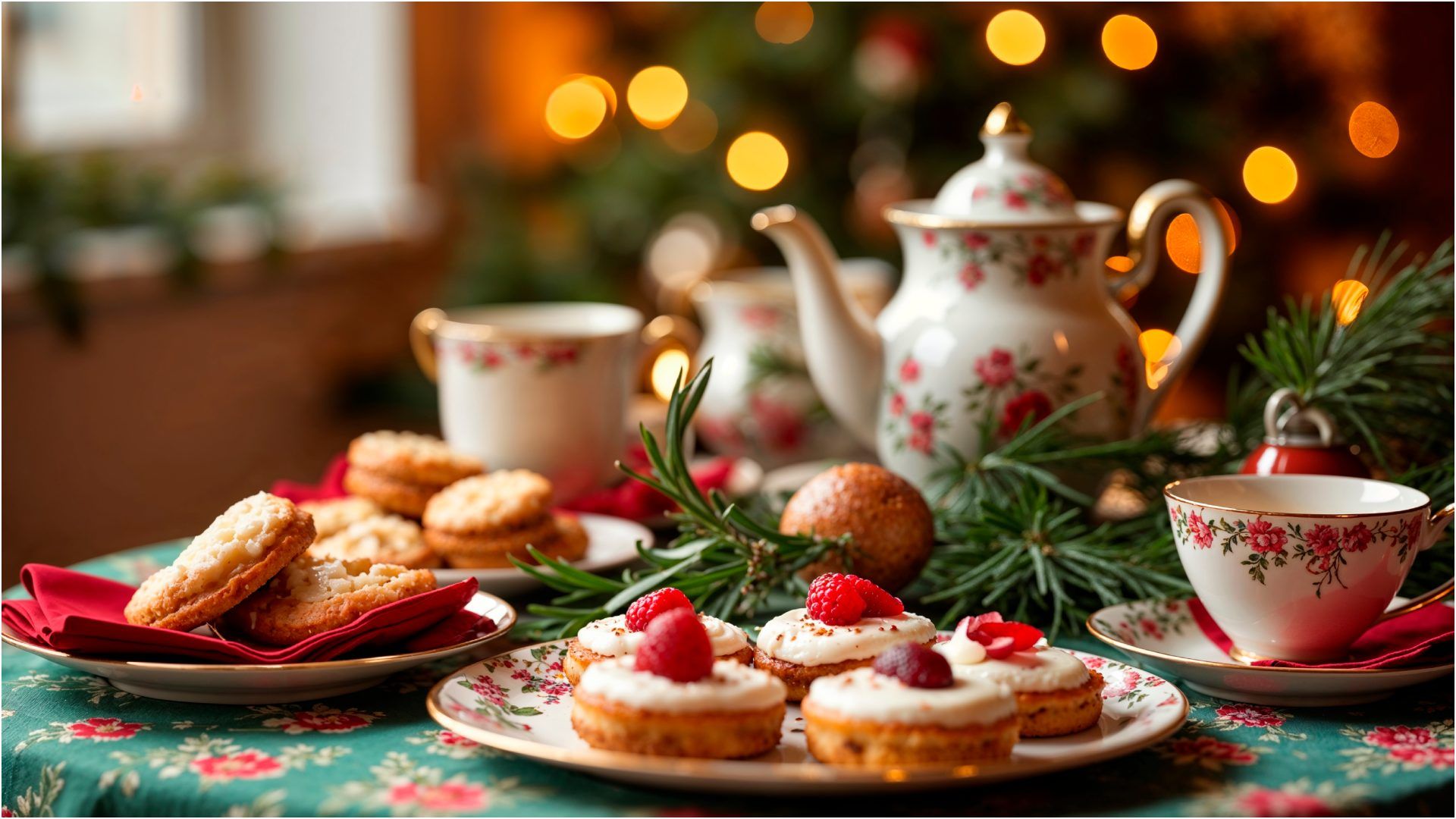 Imagen de referencia. El desayuno buffet navideño incluye panadería artesanal, frutas frescas, opciones calientes como huevos preparados al momento, y bebidas.