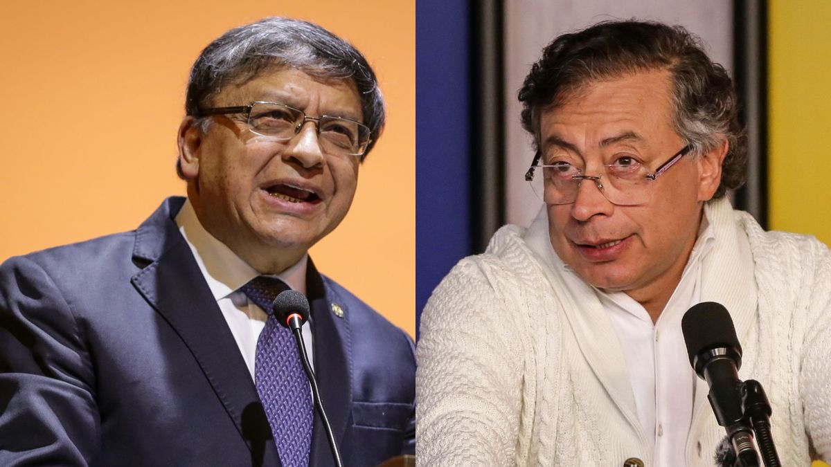 Magistrado Ibáñez y presidente Petro