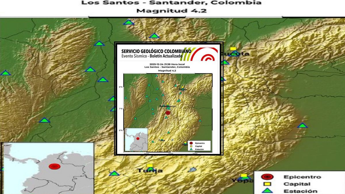 Vario sismos se registraron en las últimas horas.
