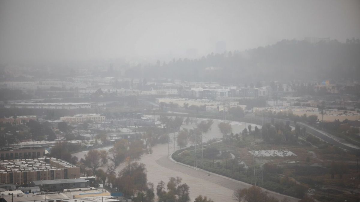 Lluvias en Los Ángeles, Estados Unidos