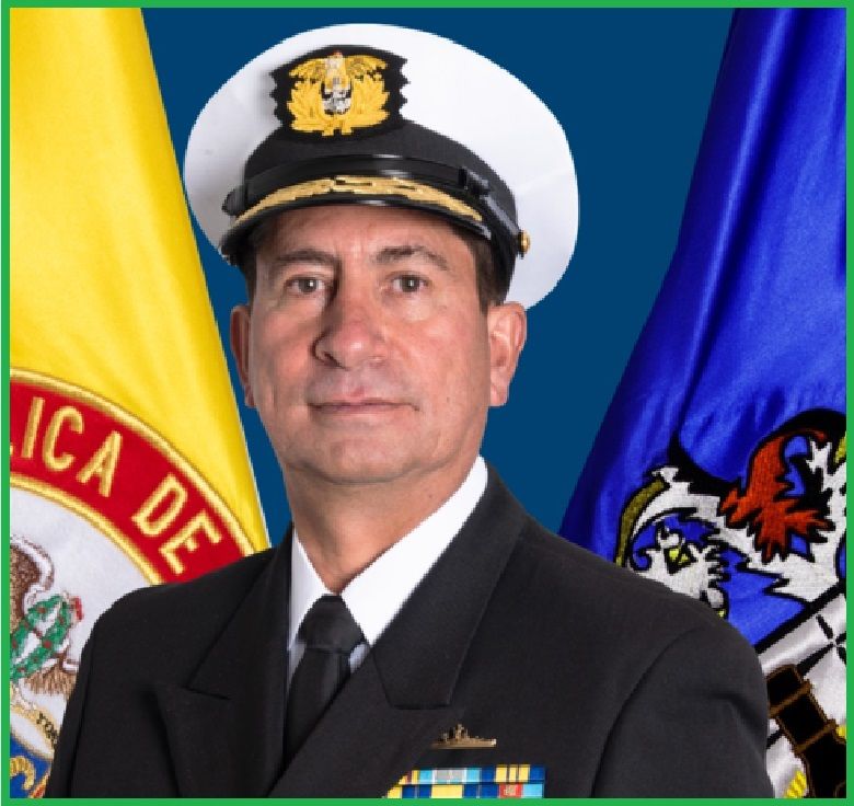 Vicealmirante Harry Ernesto Reyna Niño, jefe del Estado Mayor Conjunto de las Fuerzas Militares. 