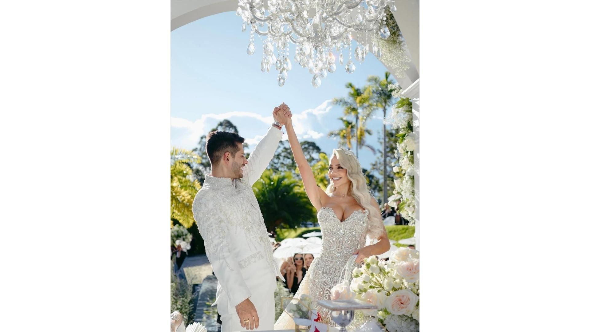 Paola Usme y Carlos ‘Potro’ Castro contrajeron matrimonio el 20 de septiembre de 2025 en Rionegro, Antioquia.