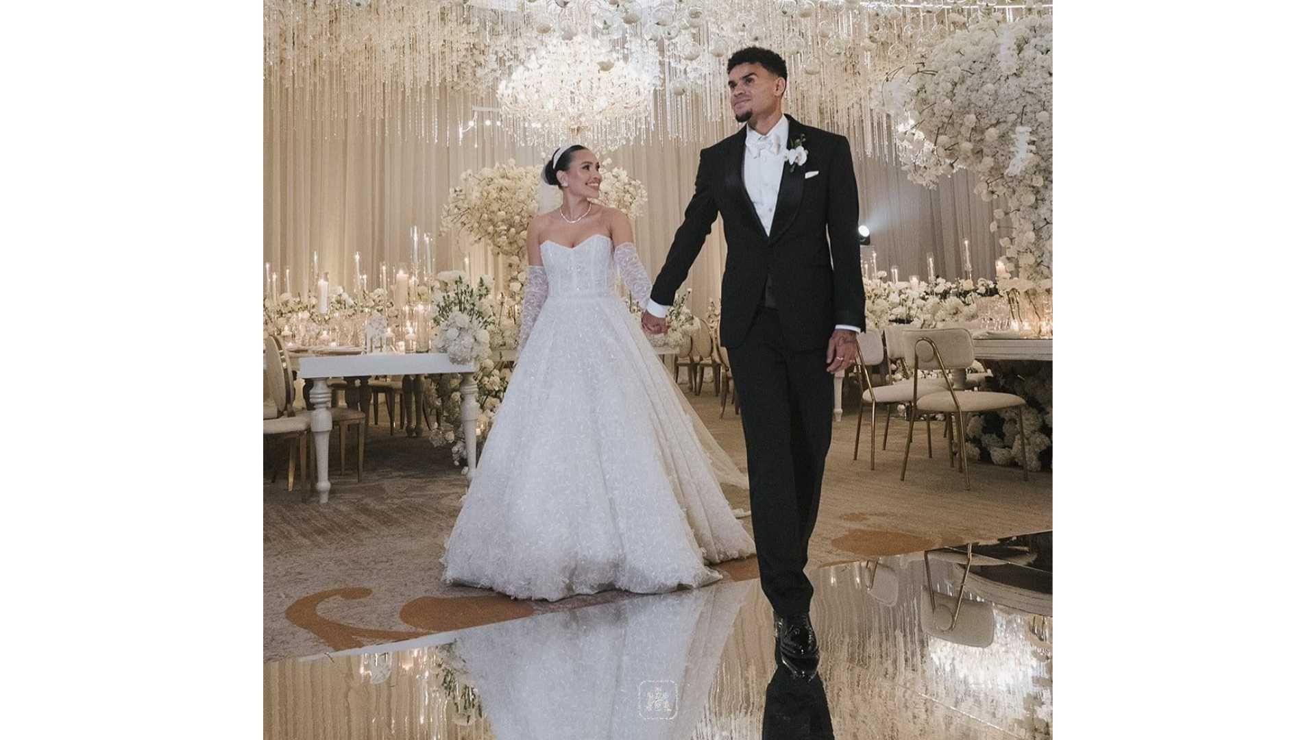 Luis Díaz y Geraldine Ponce se casaron el 14 de junio de 2025 en Barranquilla, tras más de nueve años de relación.