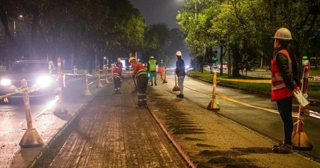 Cierre por obras en la Av. Suba con Av. Boyacá