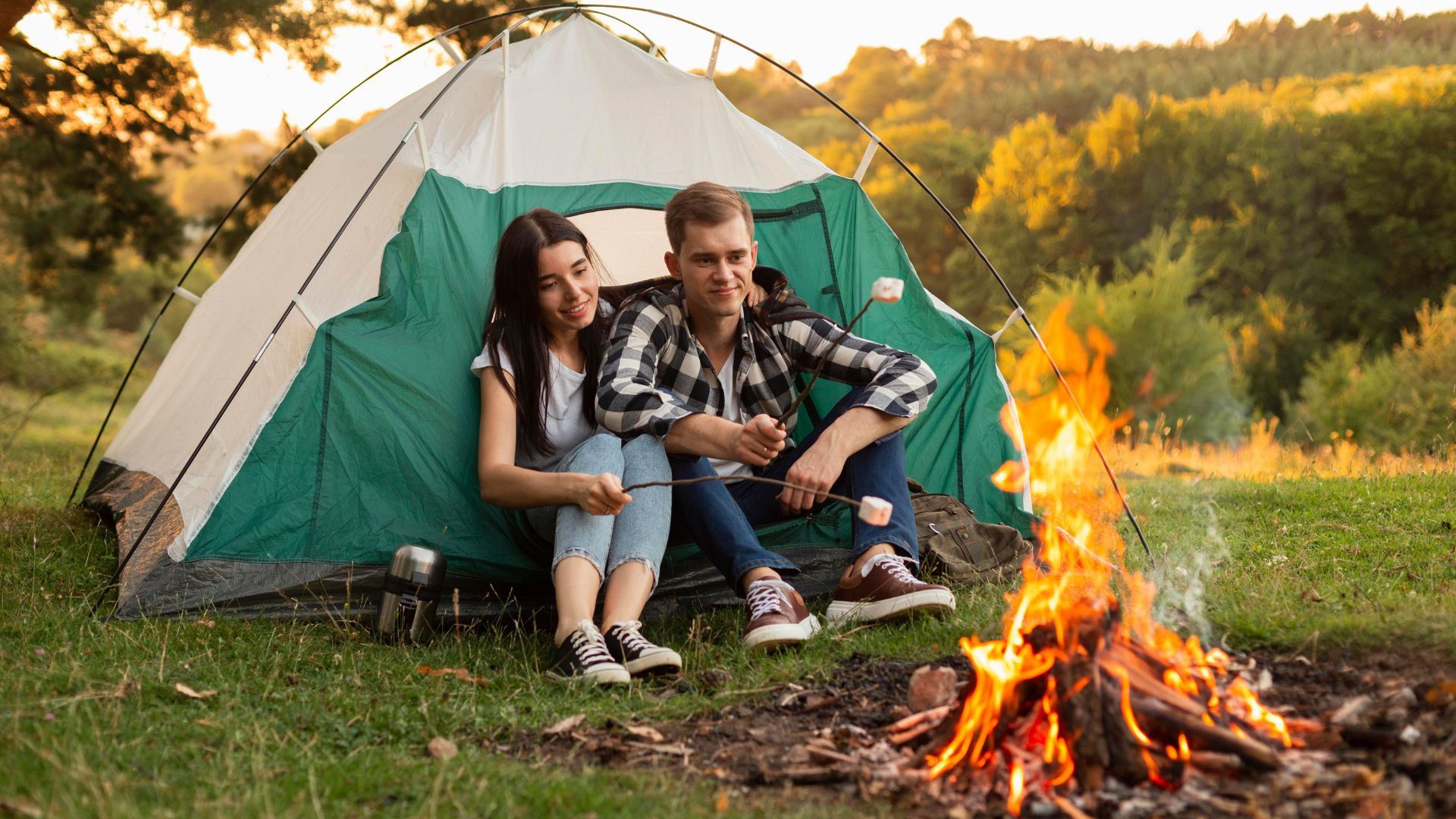 Acampar en lugares alejados de la ciudad