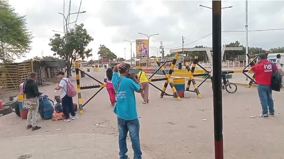 Cerrado el paso fronterizo de Paraguachón entre Colombia y Venezuela, en La Guajira