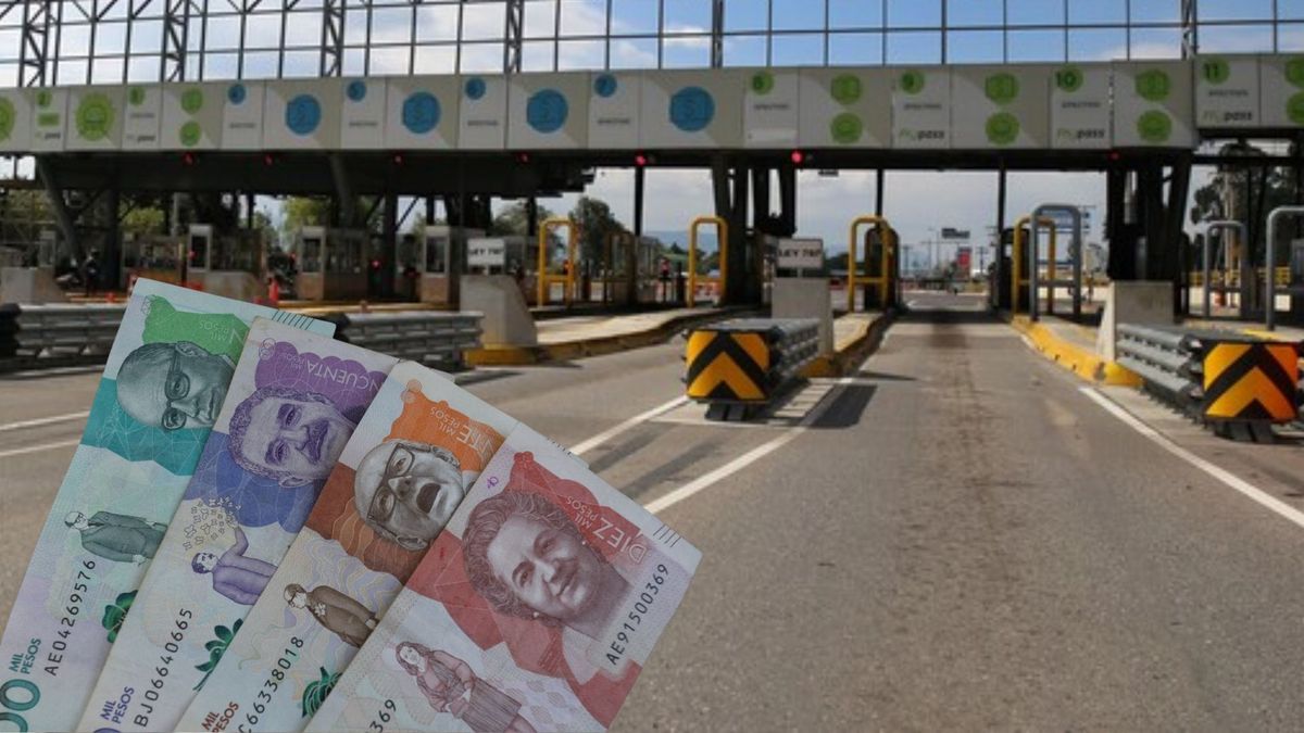 Aumento en la tarifa de peajes en Colombia para 2026
