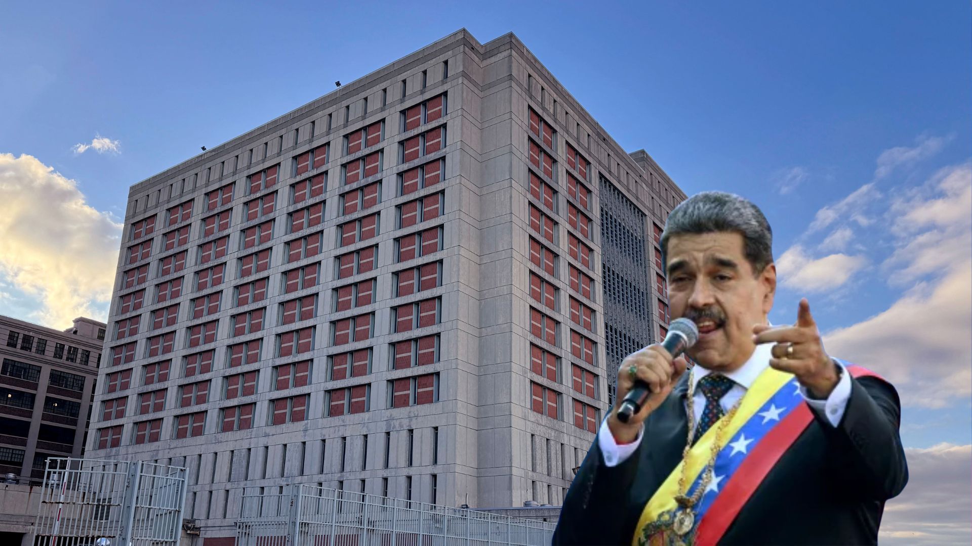 Vista del Centro de Detención Metropolitano, donde se encuentra recluido Nicolás Maduro, en el barrio de Brooklyn de la ciudad de Nueva York, el 4 de enero de 2026