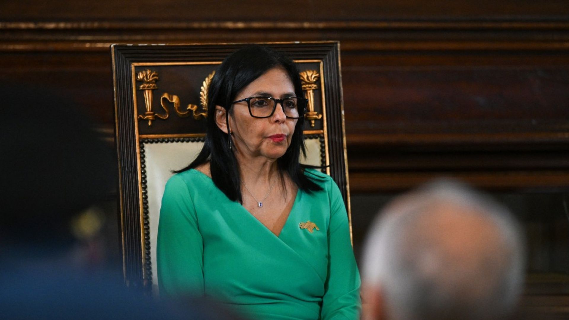Delcy Rodríguez fue investida el lunes como presidenta encargada de Venezuela