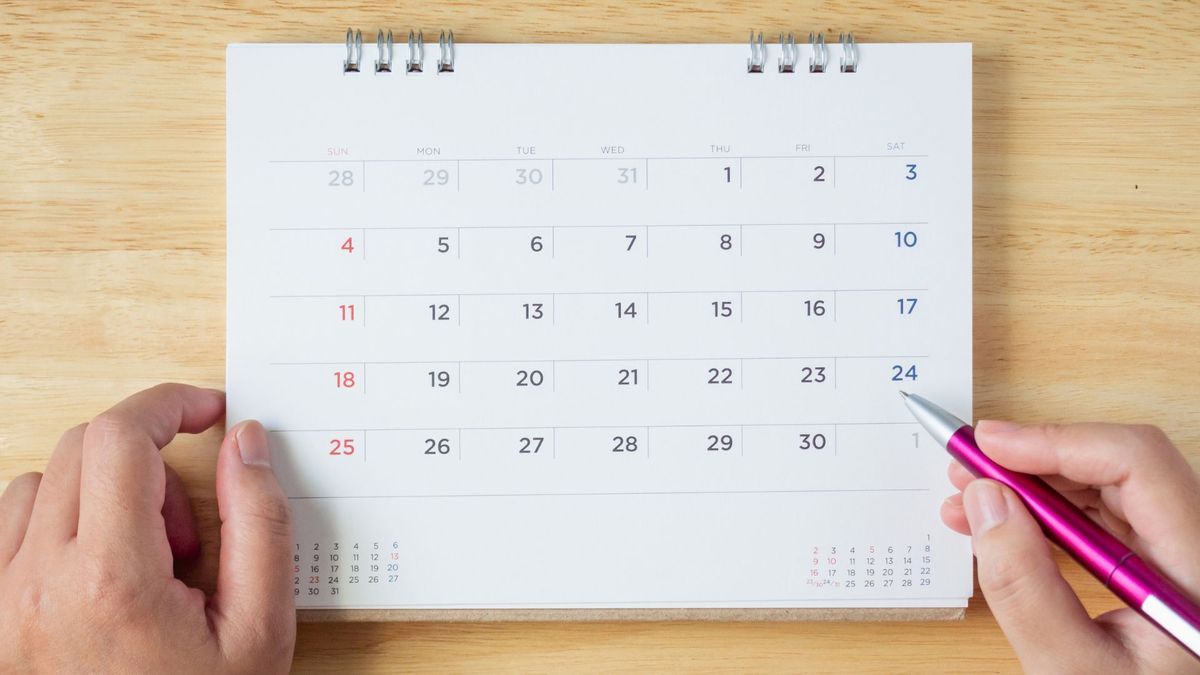 Calendario de festivos en Colombia