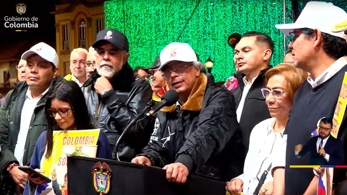 Petro terminó su discurso y se normaliza la movilidad