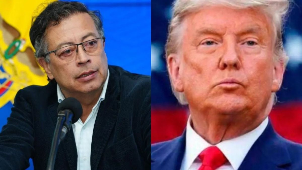 Gustavo Petro y Donald Trump
