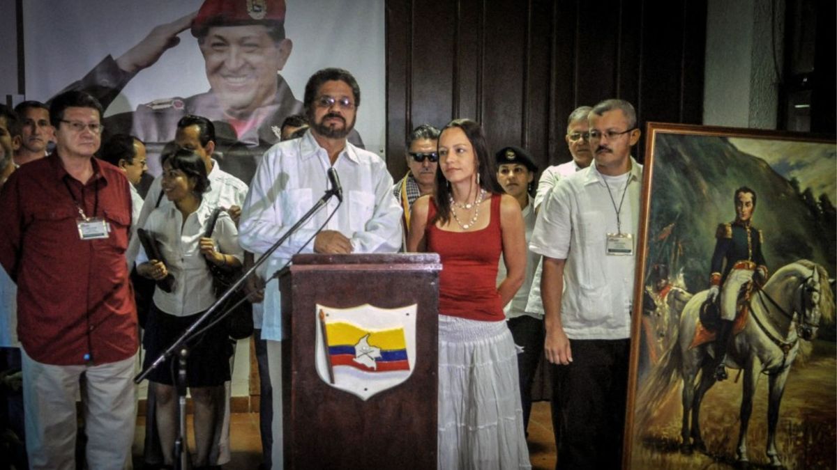 Miembros de las Farc en Venezuela