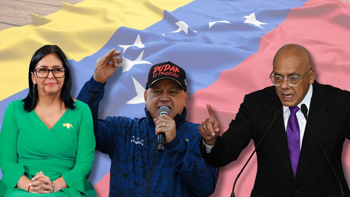 Delcy Rodríguez y Jorge Rodríguez concentran el poder institucional tras la captura de Nicolás Maduro en Caracas.