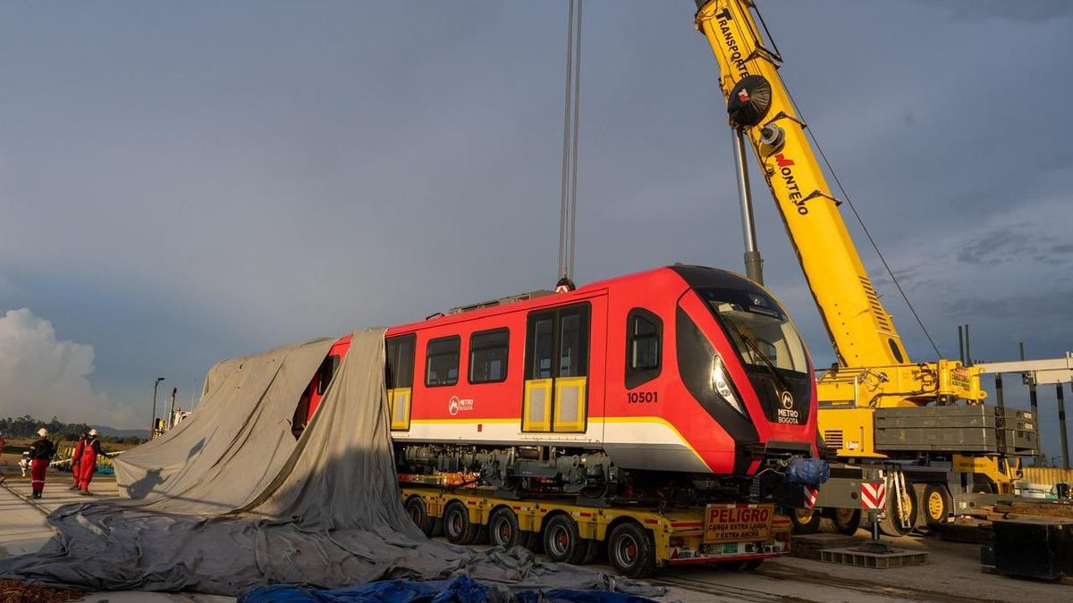 Llegó cuarto tren de la Línea 1 del Metro.