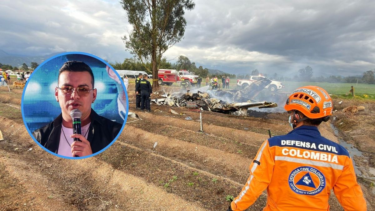 El cantante de música popular murió instantáneamente luego del accidente aéreo que sufrió junto a su equipo cuando se dirigía a Antioquia.