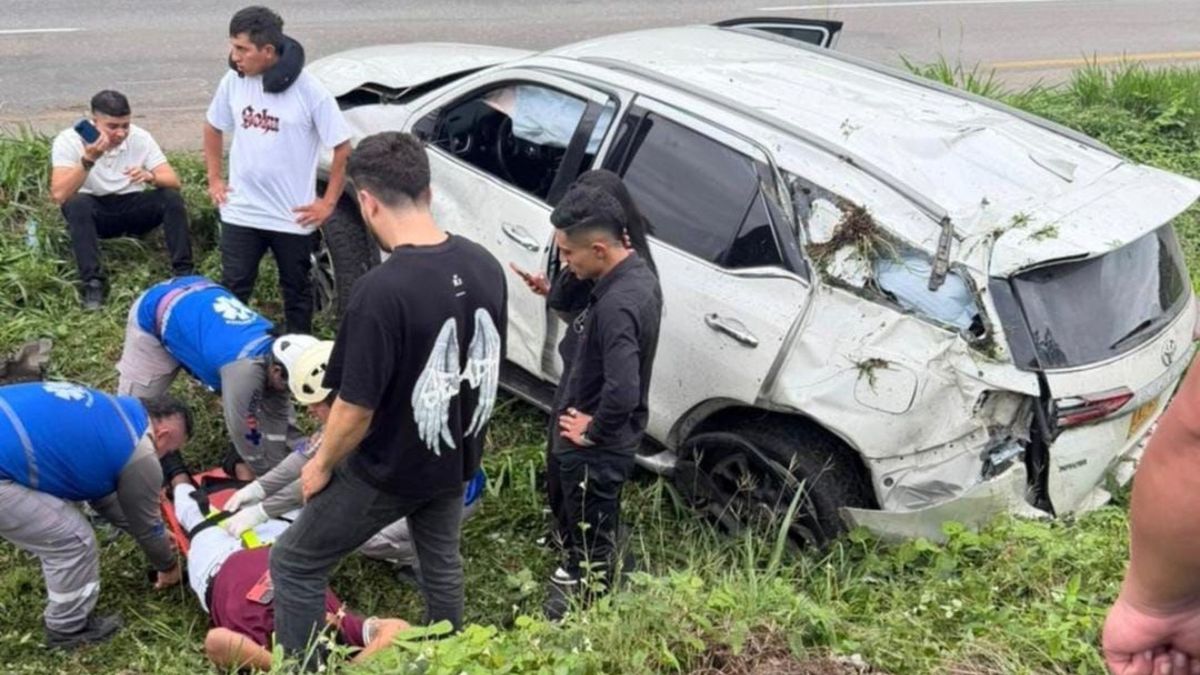 sebastian ayala tuvo un accidente de transito