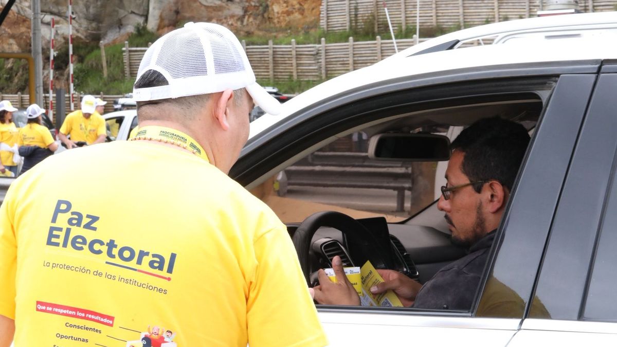 Procuraduría realiza jornada de 'paz electoral'.