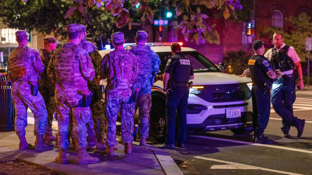 Miembros de la Guardia Nacional de Estados Unidos