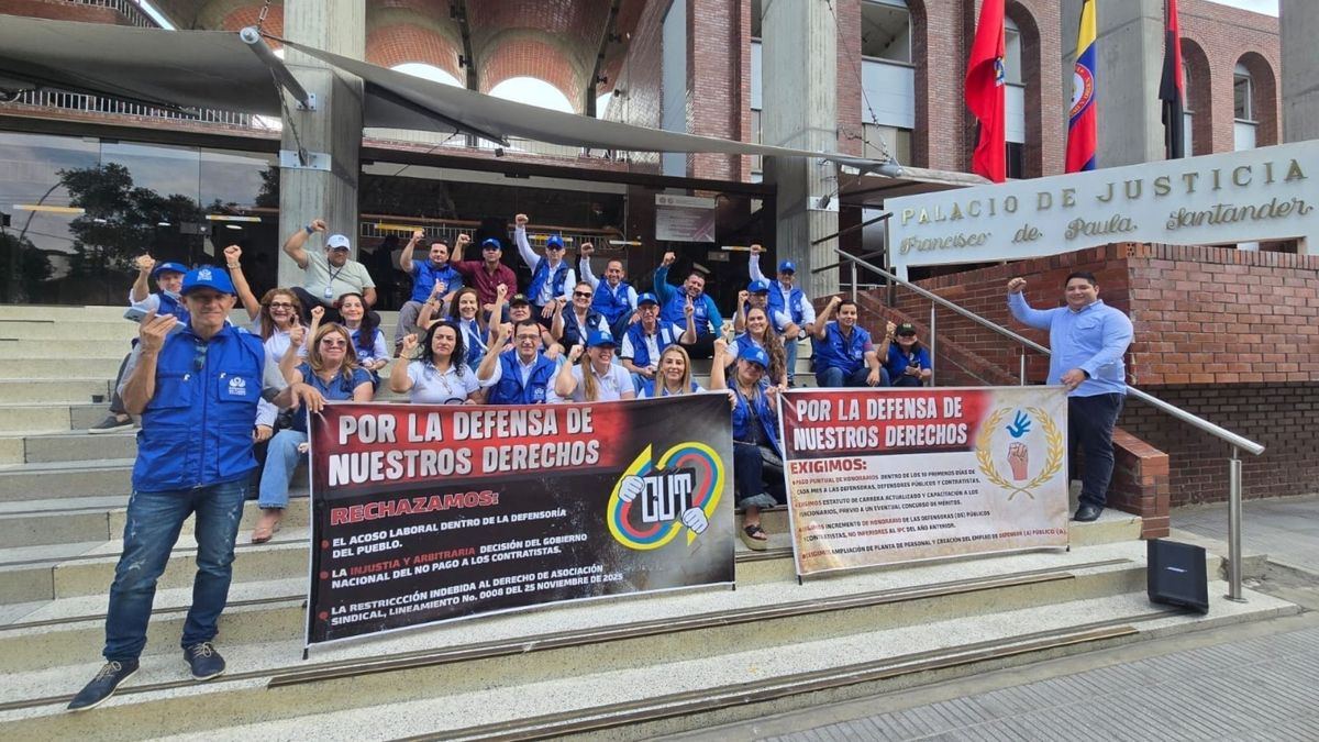 Protesta de defensores públicos.