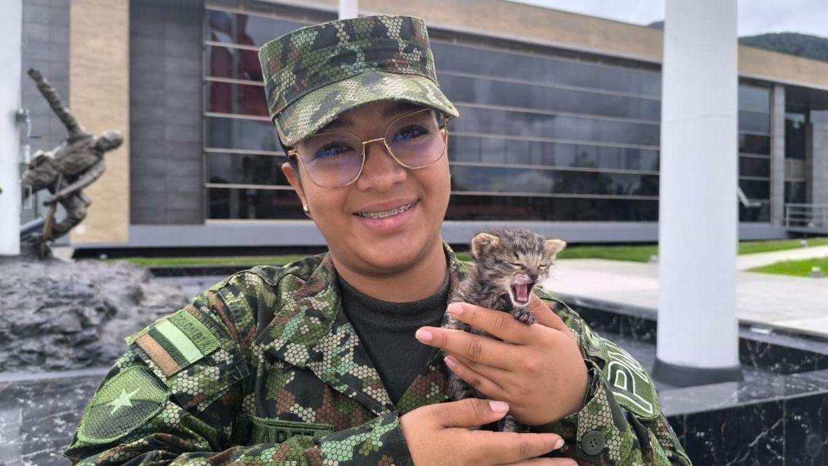 Soldado Camila Alejandra Álvarez Díaz, de la Décimo Tercera Brigada del Ejército.