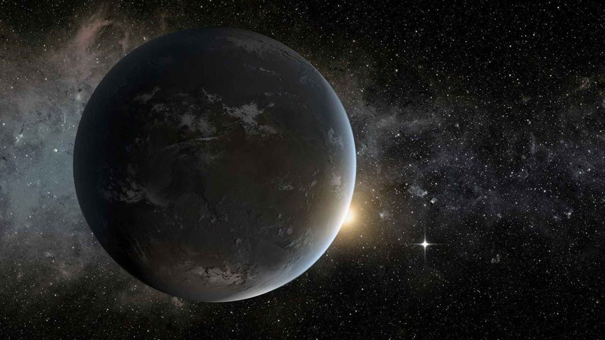 Kepler-442b es un exoplaneta rocoso que orbita en zona habitable a 1.200 años luz de la Tierra.