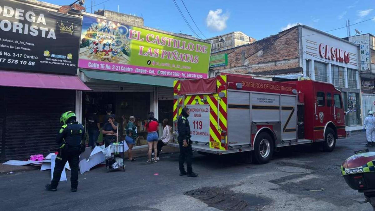 Incendio piñatería | Piñatería Ibagué | Atención incendio Ibagué | Enero 2026