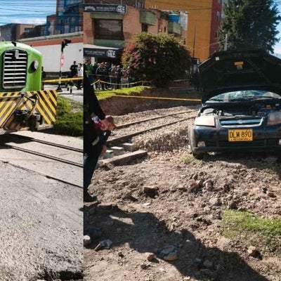 Accidente de tren en Boyacá deja tres heridos y una mujer embarazada muerta