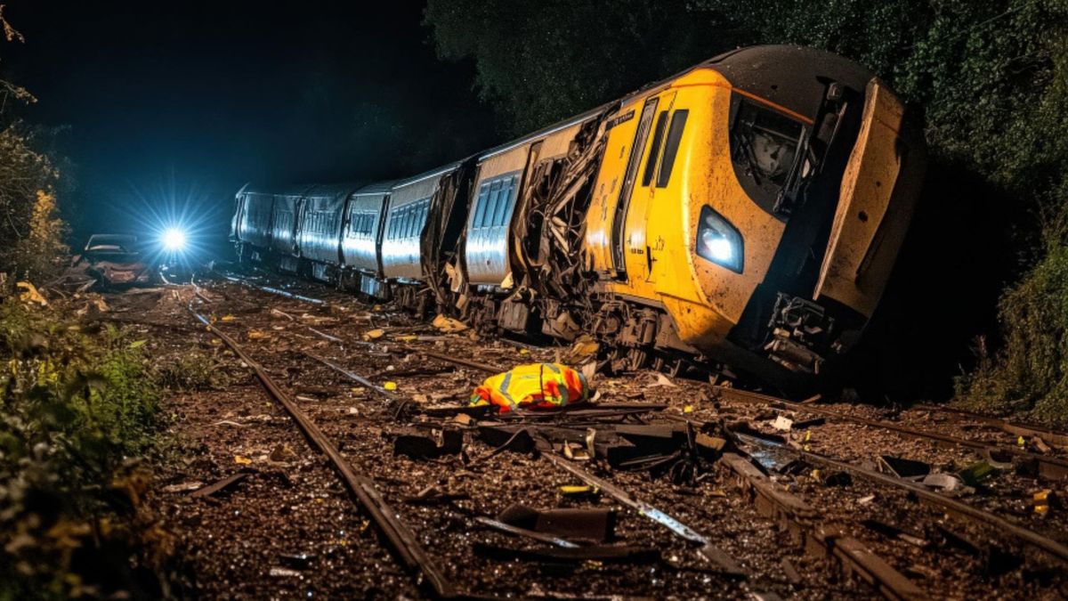 El accidente se produjo cuando un tren de la empresa Iryo, que venía de la ciudad de Málaga con dirección a Madrid, descarriló e invadió la vía contigua.(Imagen de referencia).