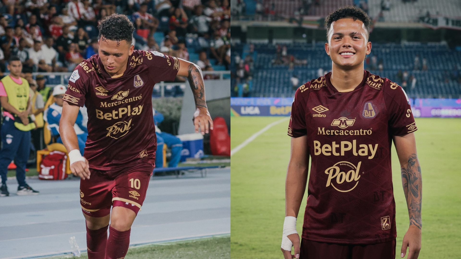 Juan Pablo ‘Tatay’ Torres, el que convirtió el primer gol del encuentro ante el Junior de Barranquilla