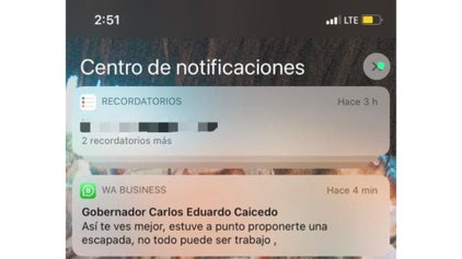 Chats revelados por acoso 